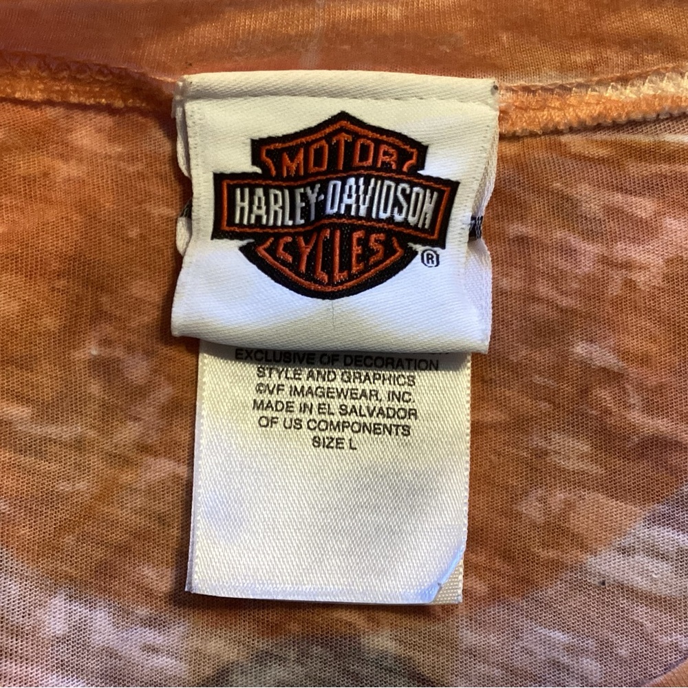 Harley Davidson Ladies Sheer Top size L from Juneau Alaska - Picture 8 of 9